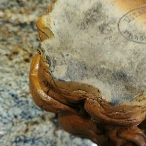 Vintage Tiger Head Detailed Ceramic Planter Made in Italy Vintage MCM Signed - Picture 10 of 12